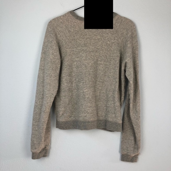 J Crew • Grey Floral Print Crewneck Sweatshirt - Picture 8 of 8